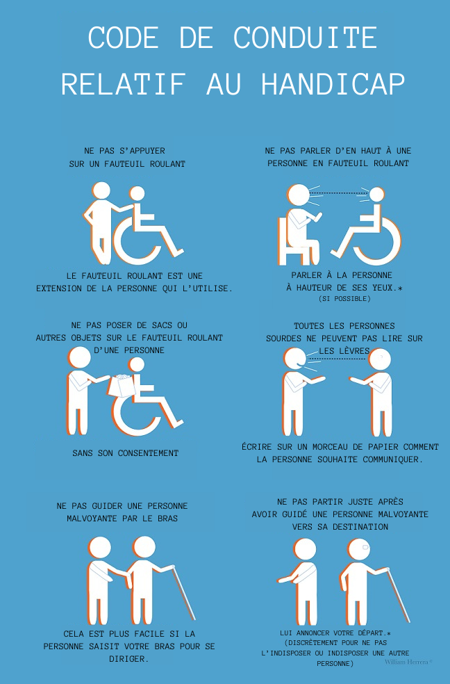 code de conduite relatif au handicap